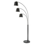 Lite Source - Lite Source LSF-83033WHT Quana - Three Light Arch Floor Lamp - Quana Three Light Arch Floor Lamp White3-Lite Arch Lamp, Black, E27 Type Cfl 13Wx3.White Finish3-Lite Arch Lamp, Black, E27 Type Cfl 13Wx3. *Number of Bulbs: 3 *Wattage: 13W * BulbType: E27 CFL *Bulb Included: Yes *UL Approved: Yes
