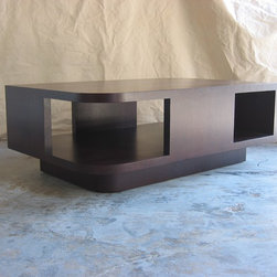 Cut-out Coffee Table - Espresso - Coffee Tables
