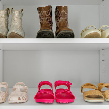 Custom Closet: Kid's Shoe Storage Ideas