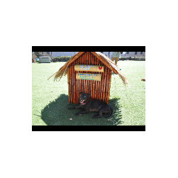 Tropical Bamboo Dog House - Products