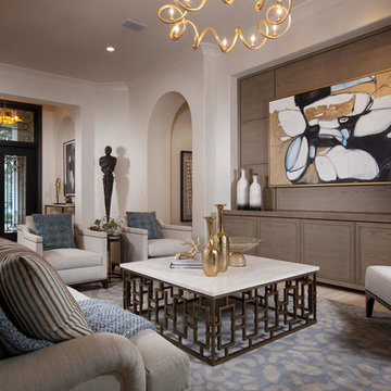 Transitional Living Room