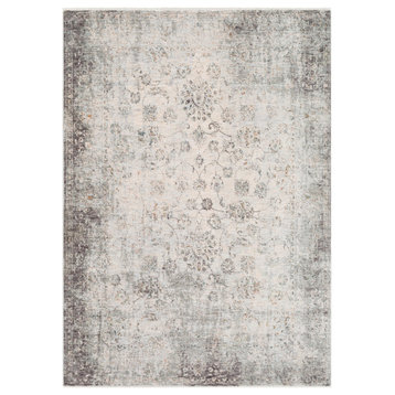 Surya Presidential PDT-2310 Traditional Area Rug, Gray, 9' x 13'1" Rectangle