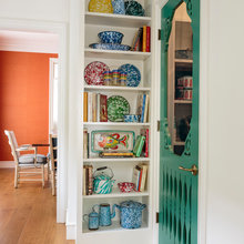 Green screen door for pantry