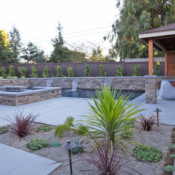 Rustic Modern Outdoor Entertainment Retreat