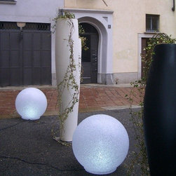 Crystal Moon Outdoor Floor Lamp by Serralunga - Outdoor Floor Lamps