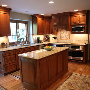 CHERRY CABINET KITCHEN REMODEL