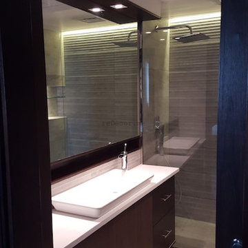 Modernising and practical bathroom