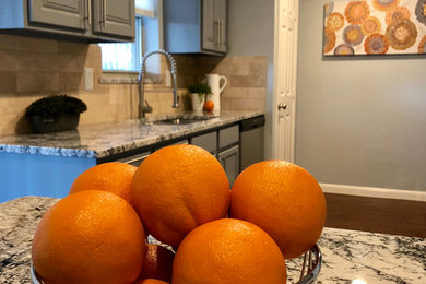 Example of a trendy kitchen design in Dallas