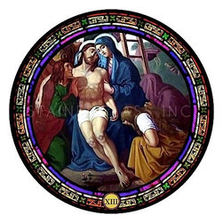 Panel#10030 / Station 13: Jesus is Removed from the Cross - Windows And Doors