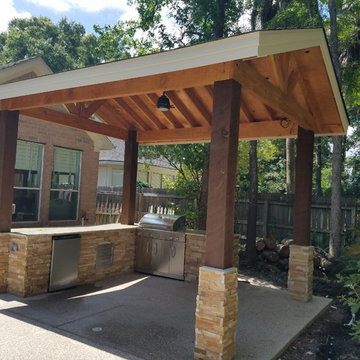 Outside kitchen