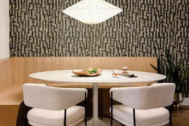 Example of a trendy dining room design in Minneapolis