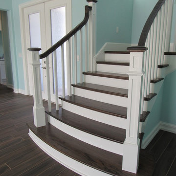 Box Newel/ Radius Flare Project. Hill Res. Satellite Bch FL