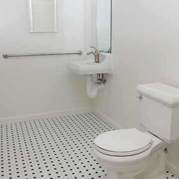ADA Compliant Bathroom With Wheelchair Accessible Shower
