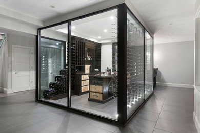 Inspiration for a wine cellar in Vancouver.