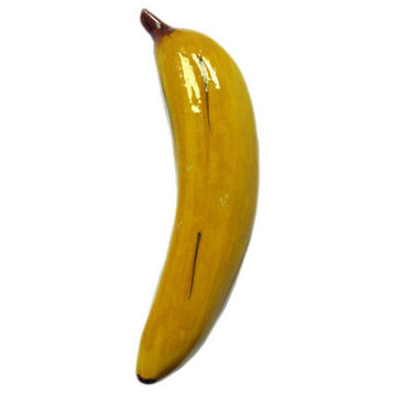 Fruit: Banana, Faiencerie d'Art de Malicorne Pottery, Made in France