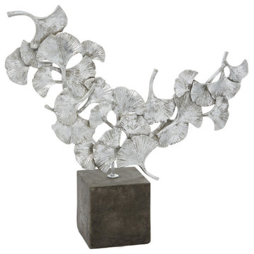 Contemporary Silver Polystone Sculpture 94149