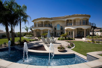 Inspiration for a large mediterranean landscaping in Other.