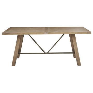 INK+IVY Sonoma Dining Table, Reclaimed Grey