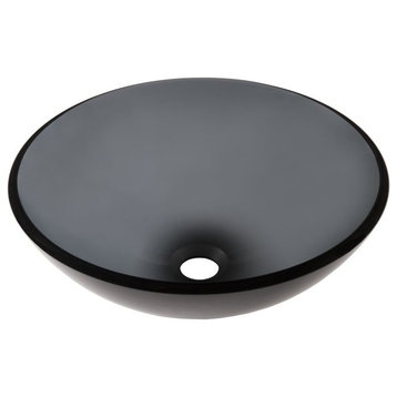 Miseno MNO-G861 Circular 16-1/2" Tempered Glass Vessel Bathroom - Polished
