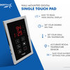 Steamspa Indulgence Touch Panel Control Kit, Chrome