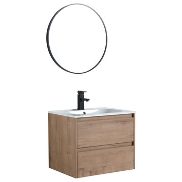 24" Sink Vanity, Plywood, Smc Top, No Faucet