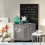 Sideboard With 2 Doors and 3 Drawers, Grey