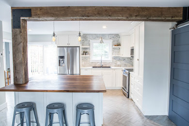Country kitchen photo in Other