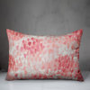 Pink Watercolor Droplets 14x20 Lumbar Pillow