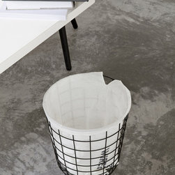 Wire - Bin Black - Wastebaskets