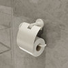 Dia Toilet Paper Holder With Cover, Satin Nickel