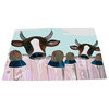 Animal Area Rugs, Fence Cows