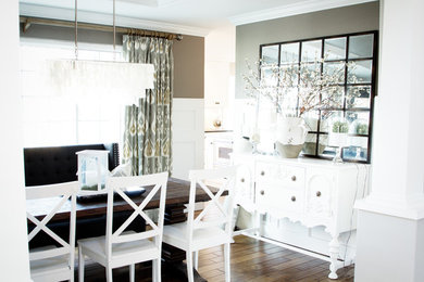 Inspiration for a timeless dining room remodel in Denver