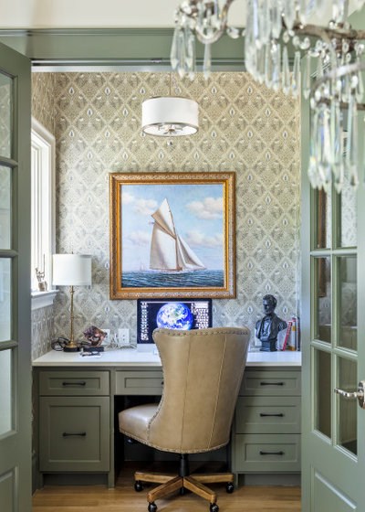 Traditional Home Office by Julian Design