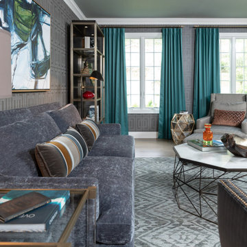 New Jersey Colonial Makeover - Living Room