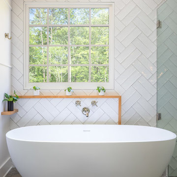 Raleigh Modern Farm Bath Renovation