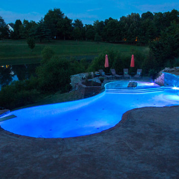 Union City, TN Freeform with Beach Entry and Grotto