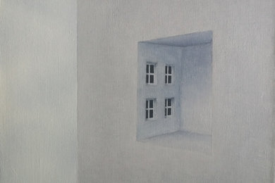 Niall Mc Cormack - Grey Window, oil on linen