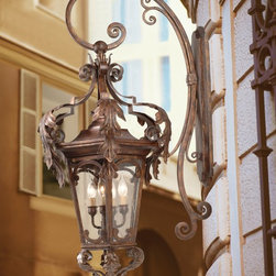 Corbett Lighting Exterior Regency 4-Light Wall Lantern - Outdoor Wall Lights And Sconces