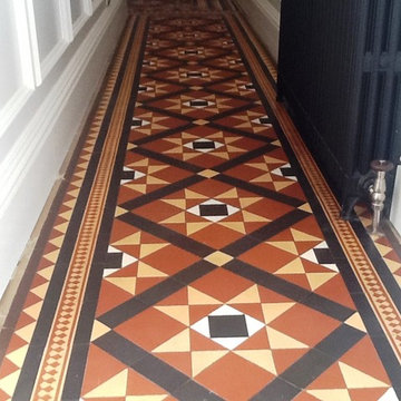 Restoring a Victorian Quarry Tiled Hallway in Northampton