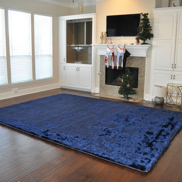 Felt pad under area rug on Hardwood Floor