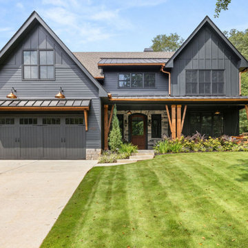 Chic Modern Farmhouse with Open-Concept Design