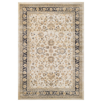 Couristan Zahara Farahan Amulet Area Rug, Oatmeal-Black, 2'x3'7"