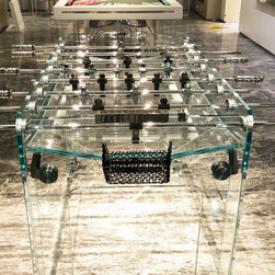 Glass Foosball Table - Game Tables