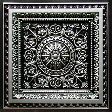 La Scala, Faux Tin Ceiling Tile, 24"x24", #223