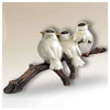 Silver Plated Birds Sculpture A83