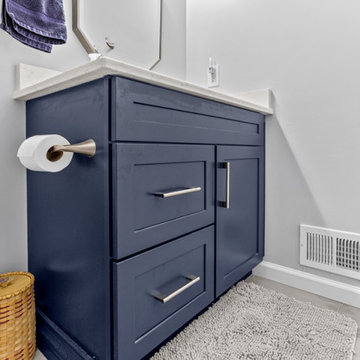 Classic Contemporary Guest Bathroom Renovation