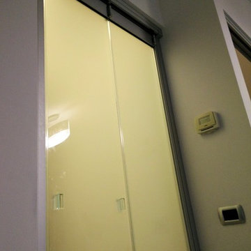 Divisorio per interni, Vetro acidato - Movable Wall, etched glass