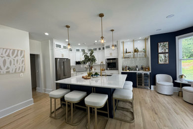 Inspiration for a contemporary kitchen remodel in Atlanta