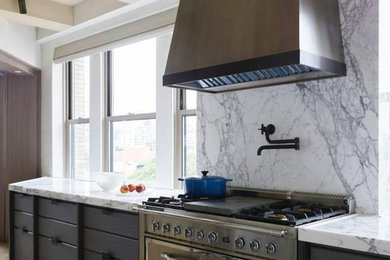 Farmhouse kitchen photo in New York