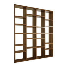 Torero Walnut Bookcase/Room Divider